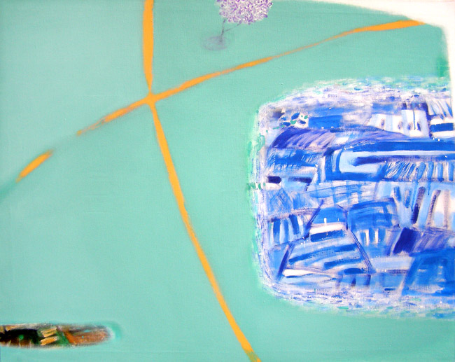 Modré tělo krajiny